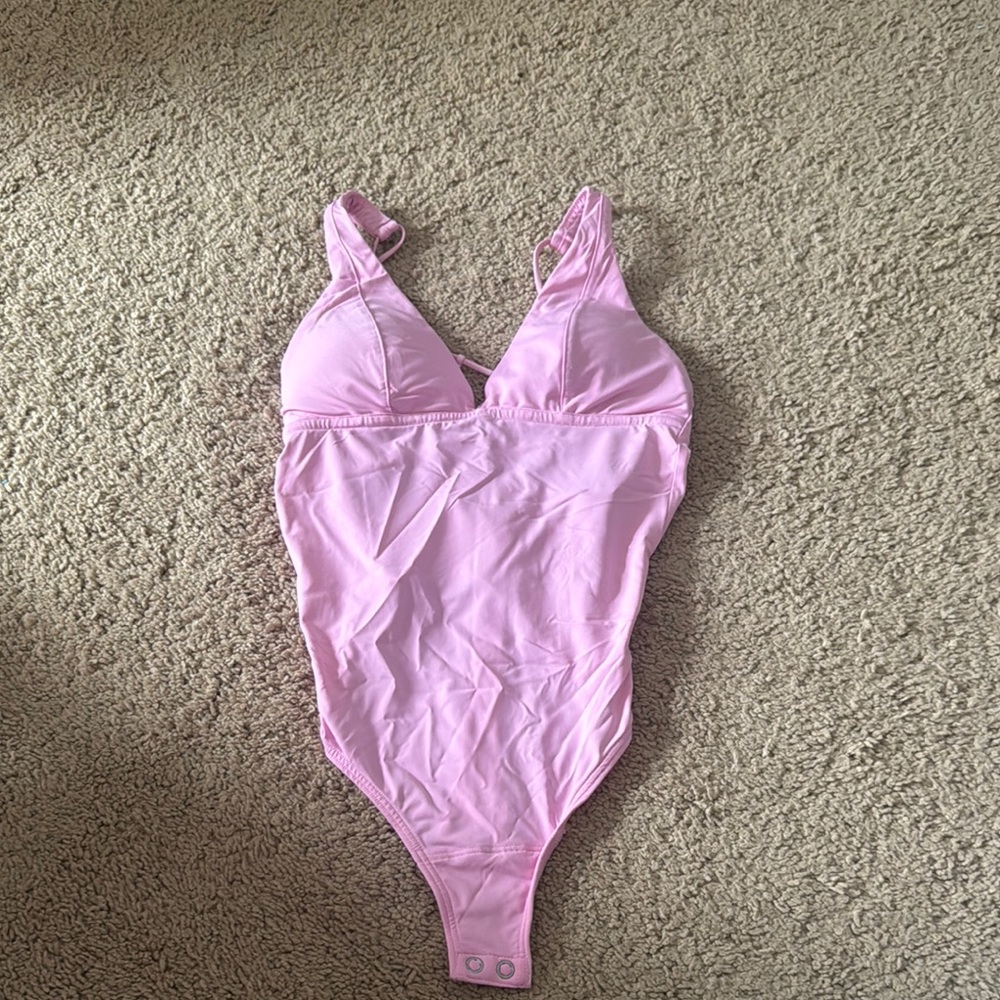 hollister pink body suit